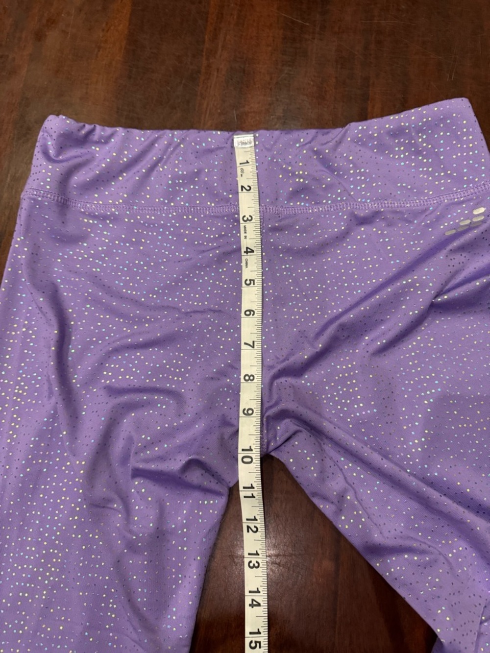 bcg Purple Holographic Dot Leggings - Picture 4 of 6